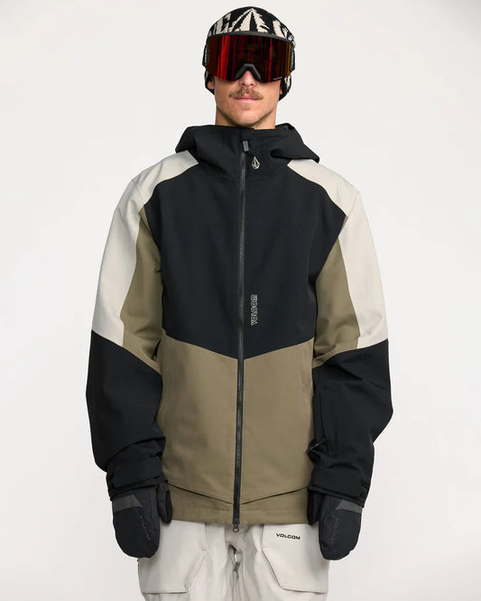 Volcom Men’s Brighton Full Zip Jacket Military