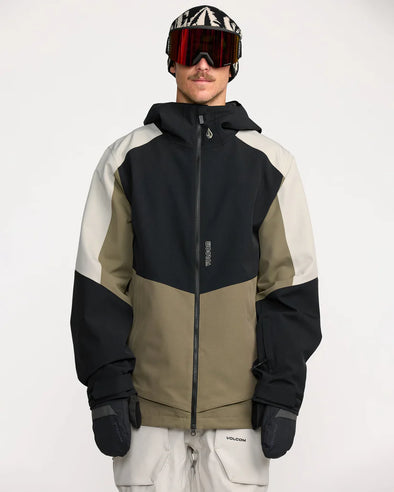 Volcom Men’s Brighton Full Zip Jacket Military