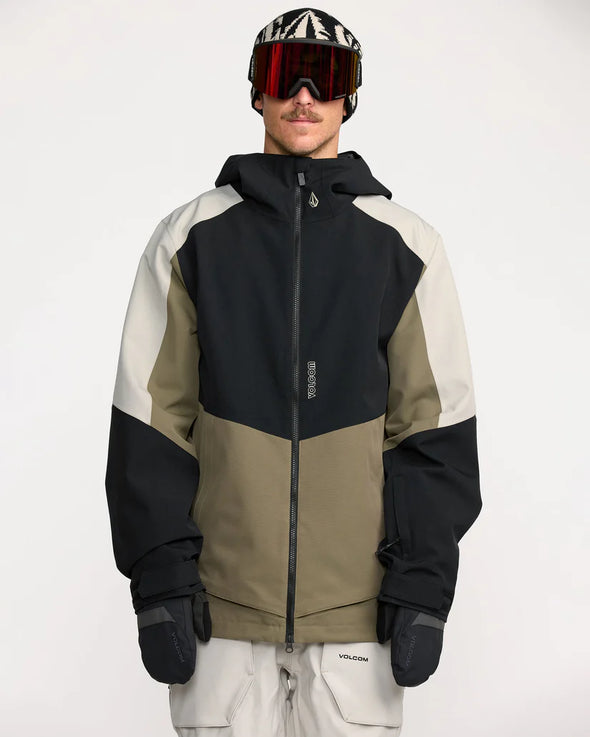 Volcom Men’s Brighton Full Zip Jacket Military