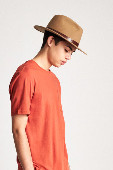 Brixton Messer Fedora Tobacco