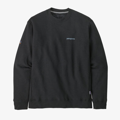 Patagonia Fitz Roy Icon Uprisal Crew Sweatshirt Ink Black