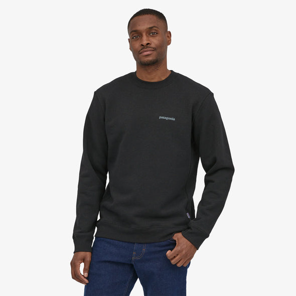 Patagonia Fitz Roy Icon Uprisal Crew Sweatshirt Ink Black