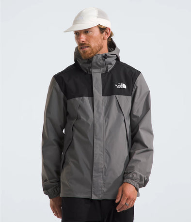 The North Face Mens Antora Water Resistant Jacket Smoked Pearl/TNF Black