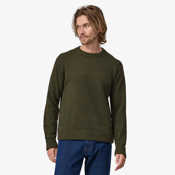 Patagonia Men’s Recycled Wool Blend Sweater Basin Green