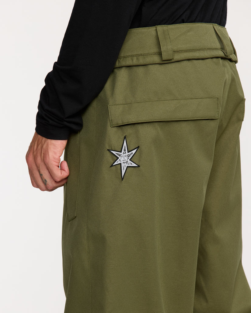 Volcom Men’s Arthur 20K Pant Dark Olive