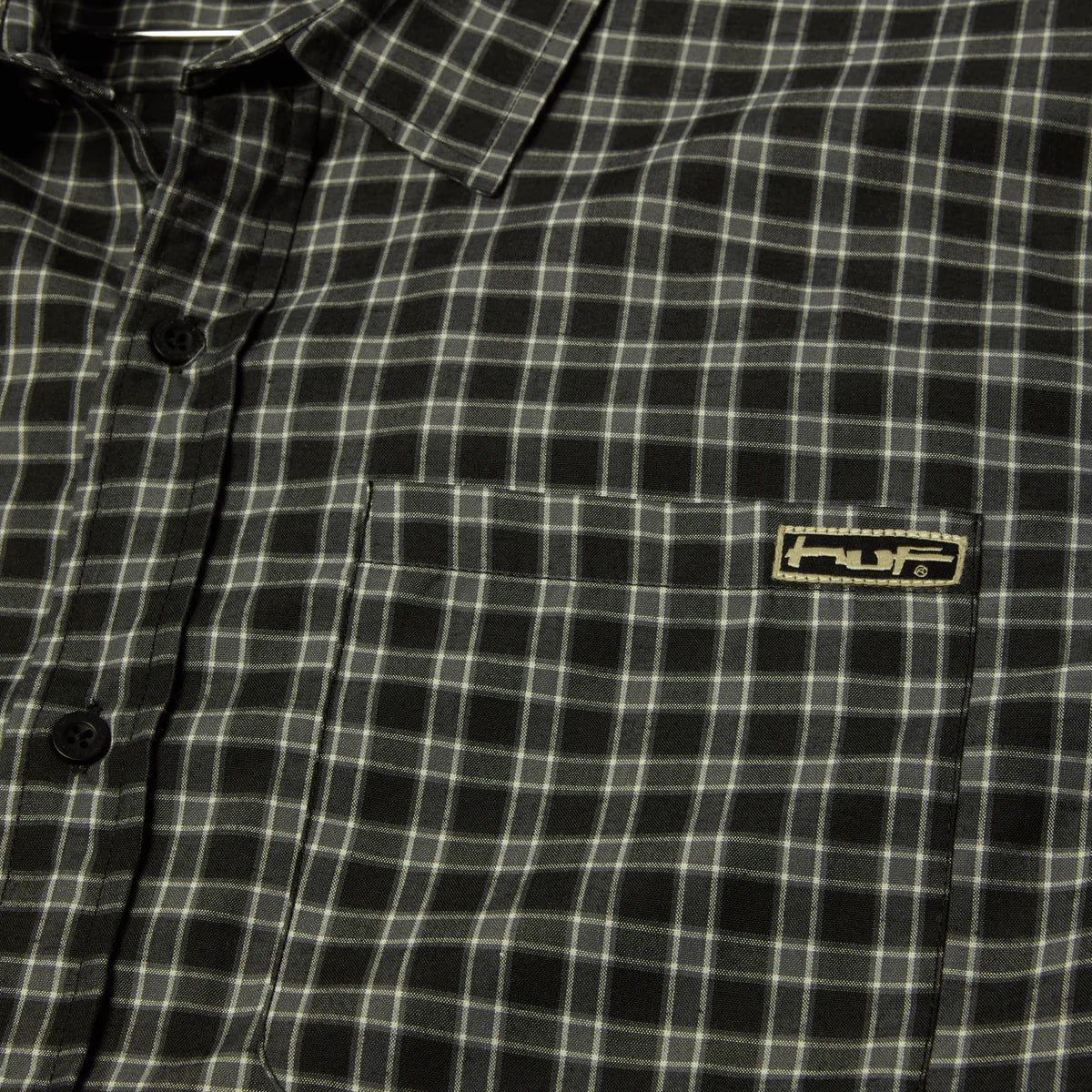 HUF Stretch Micro Plaid Shirt