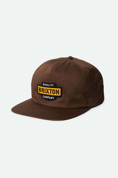 Brixton Osborn MP Snapback Pinecone Brown