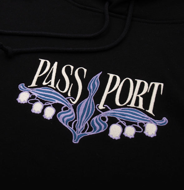 PASS~PORT Lily of The Valley Hoodie Black