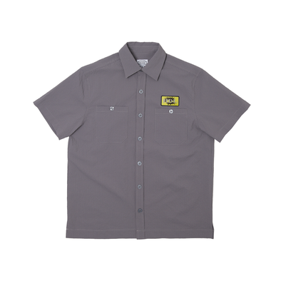 Hoddle Seer Sucker Shirt Grey