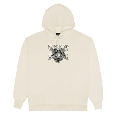 Thrasher x Anti Hero Eaglegram Hoodie Sand