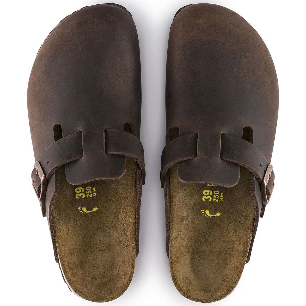 Birkenstock Boston Habana Oiled Leather Clog