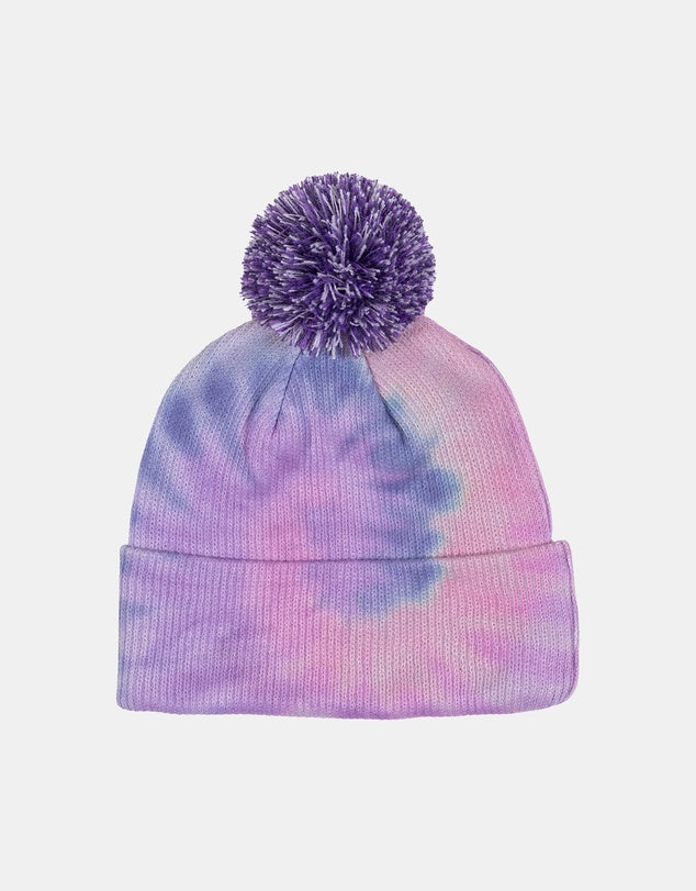 Santa Cruz Opus Dot Bobble Beanie Pink Tie Dye