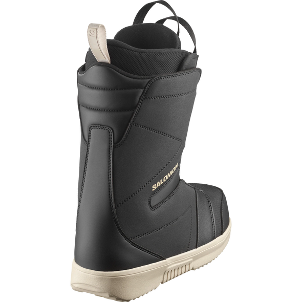 Salomon Mens Faction BOA Snowboard Boots Black/Black/Rainy Day