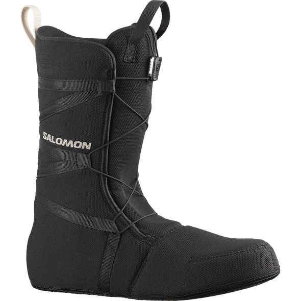 Salomon Mens Faction BOA Snowboard Boots Black/Black/Rainy Day