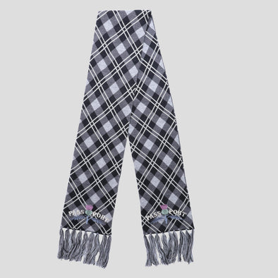 PASS~PORT Thistle Scarff Grey Tartan