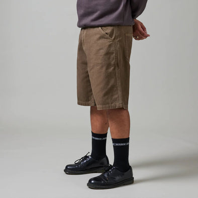 PASS~PORT Workers Club Short IIII Washed Brown