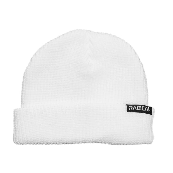 Rad Space Beanie White