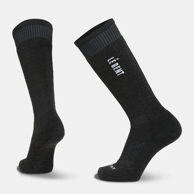 Le Bent Full Cushion Snow Sock Black