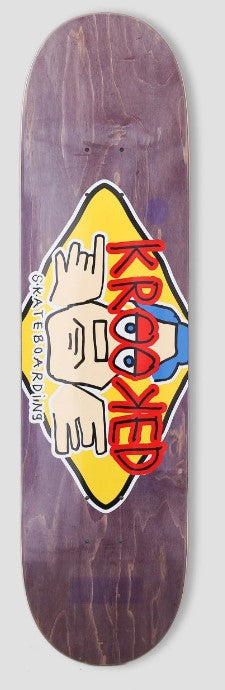 Krooked Arketype Purple 7.75" Skateboard Deck