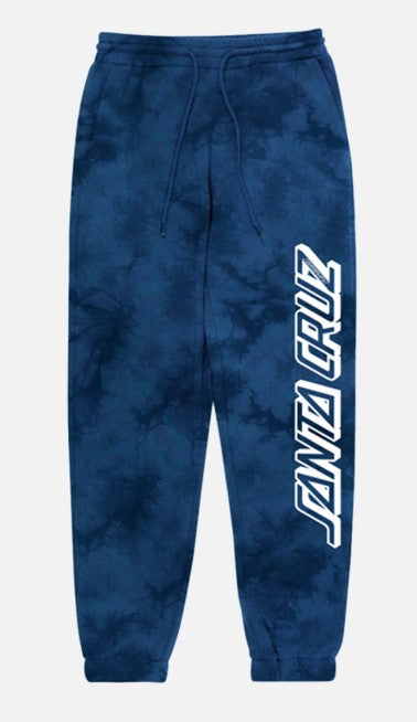 Santa Cruz Classic Strip Track Pant Vintage Blue Tie Dye