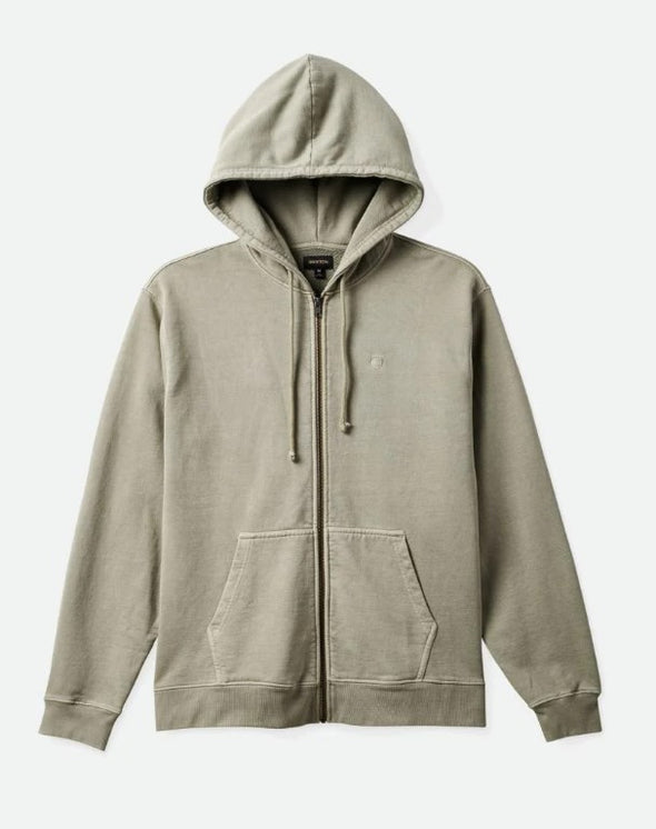 Brixton Vintage Reserve Full Zip Olive Surplus Wash