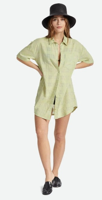 Brixton Leon S/S Overshirt Dress Pear