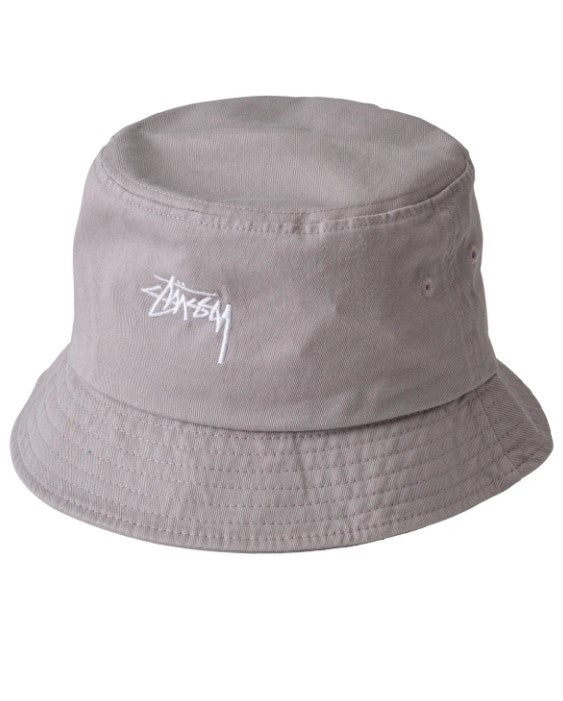 Stussy Stock Bucket Hat Grey