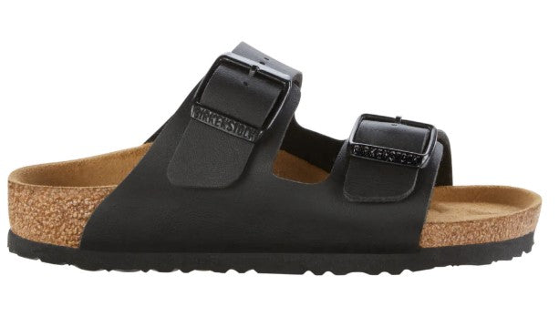 Birkenstock Kids Arizona Black BirkiBuc Sandals
