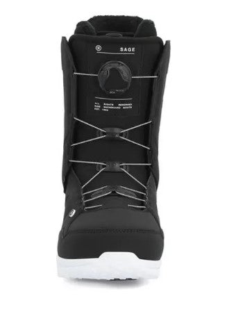 Ride Sage Black Snowboard Boots 2024