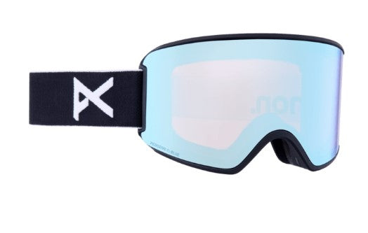 Anon WM3 Black Percieve Variable Blue Goggles + Bonus Lens + MFI Face Mask