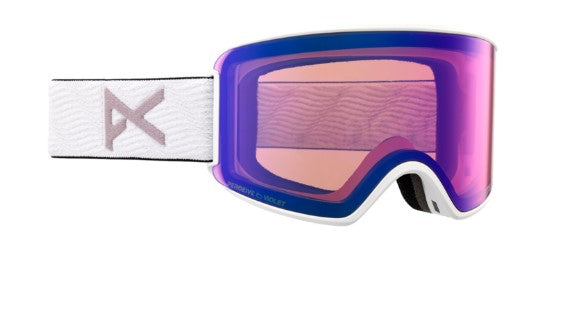 Anon WM3 White Percieve Variable Violet + Sunny Onyx Goggles