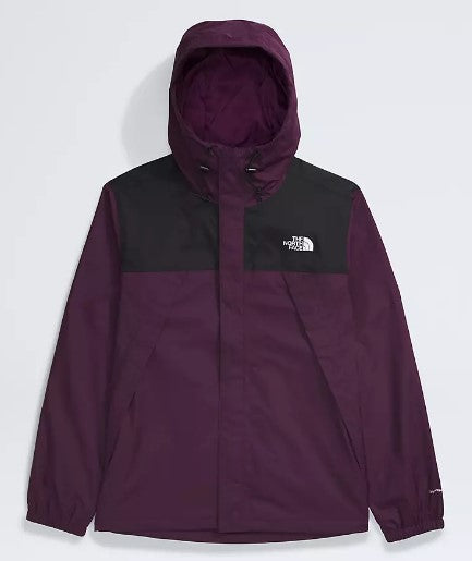 The North Face Men's Antora Water Resistant Jacket Black/Black Current Purple