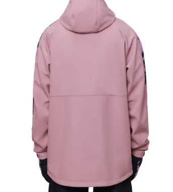 686 Men's Waterproof Anorak Dusty Mauve Colorblock