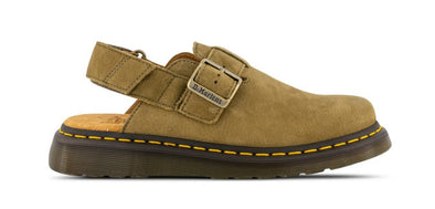 Dr. Martens Jorge II Sling Back Shoe Muted Olive Tumbled Nubuck