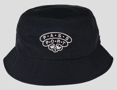 PASS~PORT Heirloom RPET Bucket Hat Black