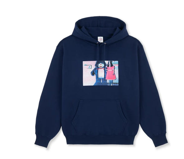 Polar Skate Co. Pink Dress Dave Hoodie Dark Blue