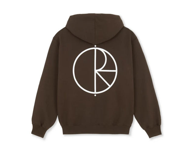 Polar Skate Co. Stroke Logo Dave Hoodie Chocolate