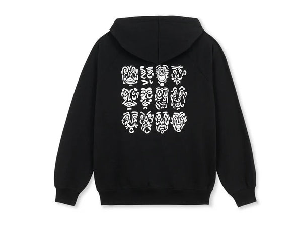 Polar Skate Co. 12 Faces Default Zip Hoodie Black