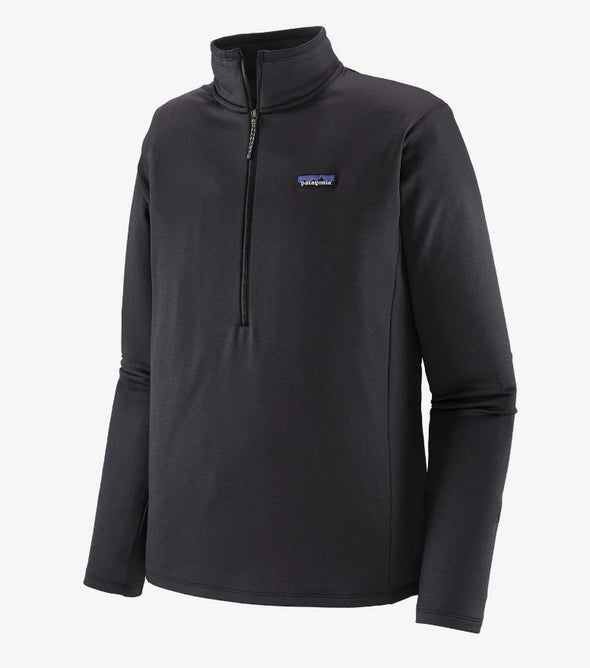 Patagonia Men's R1 Daily Zip Neck Ink Black/Black X-Dye