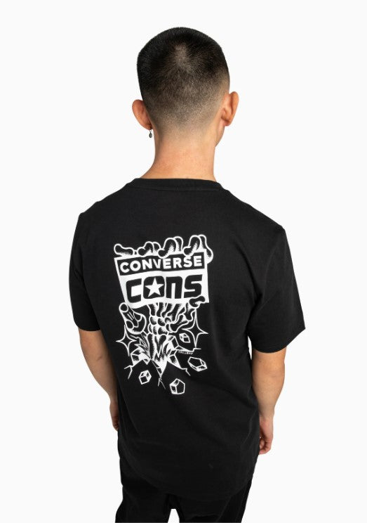 Converse Skeleton Grip T-Shirt Black