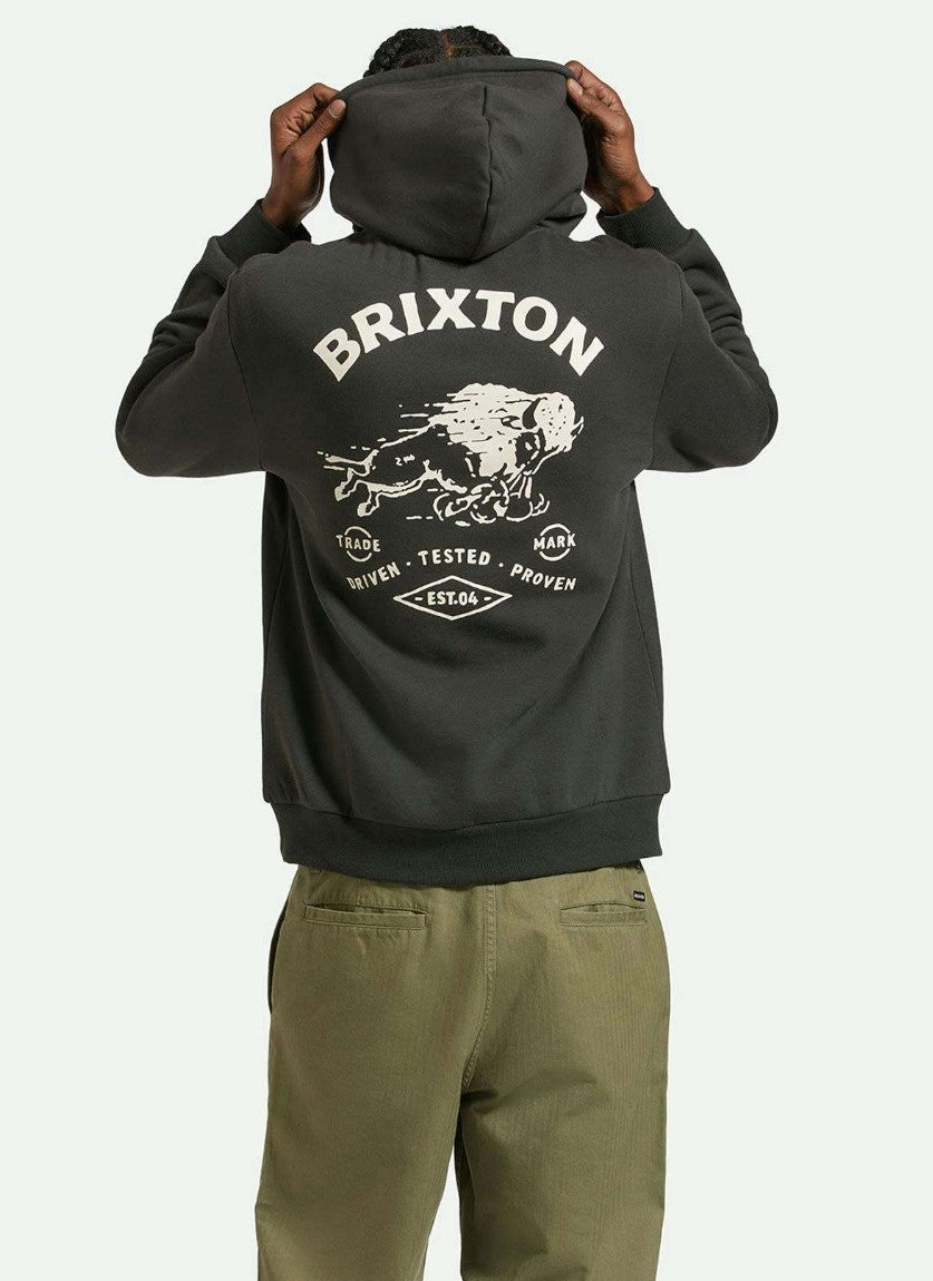 Brixton Charging Buffalo Hood Washed Black