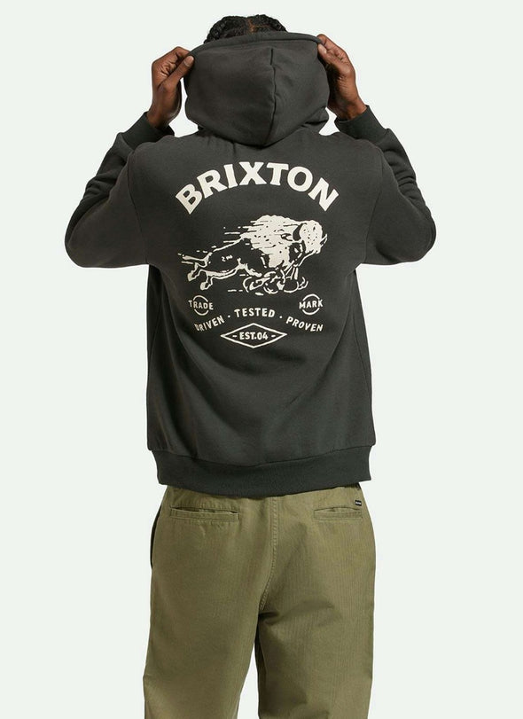Brixton Charging Buffalo Hood Washed Black