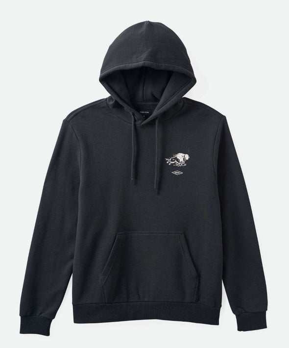 Brixton Charging Buffalo Hood Washed Black