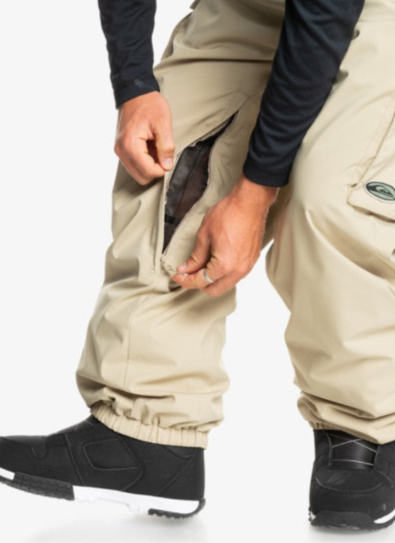 Quiksilver Snow Down Cargo Pant Twill