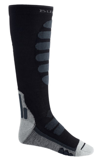 Burton Mens Performance + Compression Lightweight Sock True Black 2025