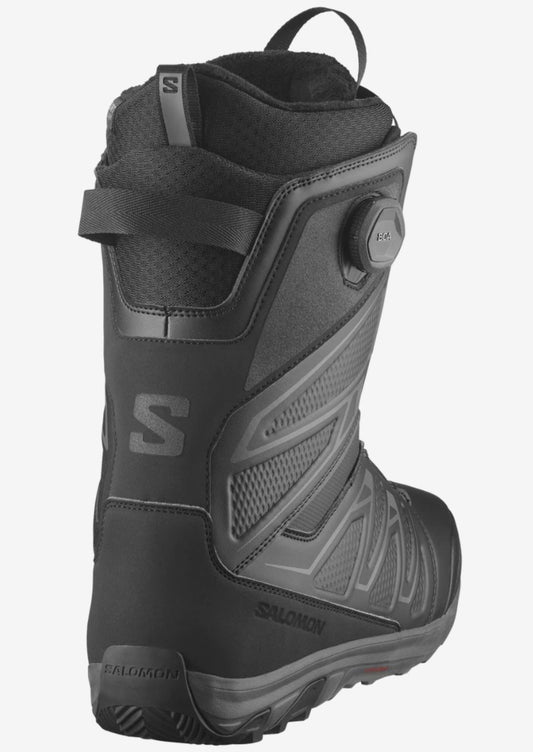Salomon Men's Launch Double BOA Snowboard Boots Black/Black 2026