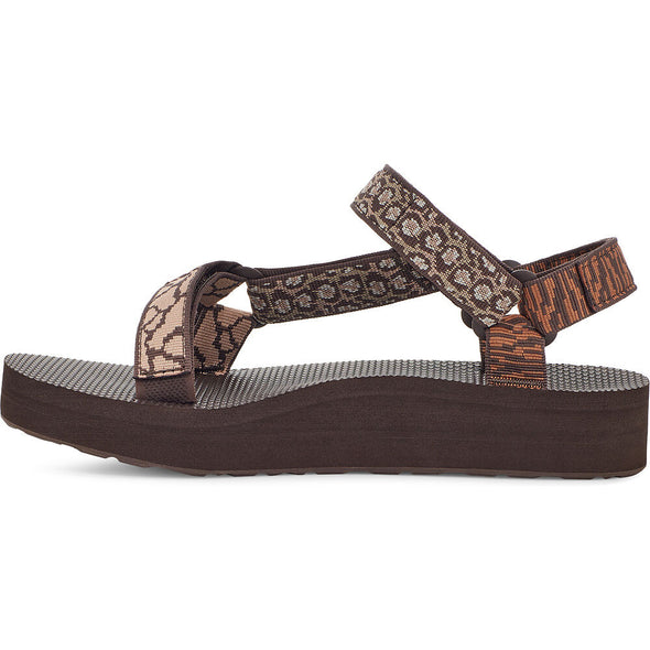 Teva Womens Universal Midform Gemina Maple Sugar Sandals