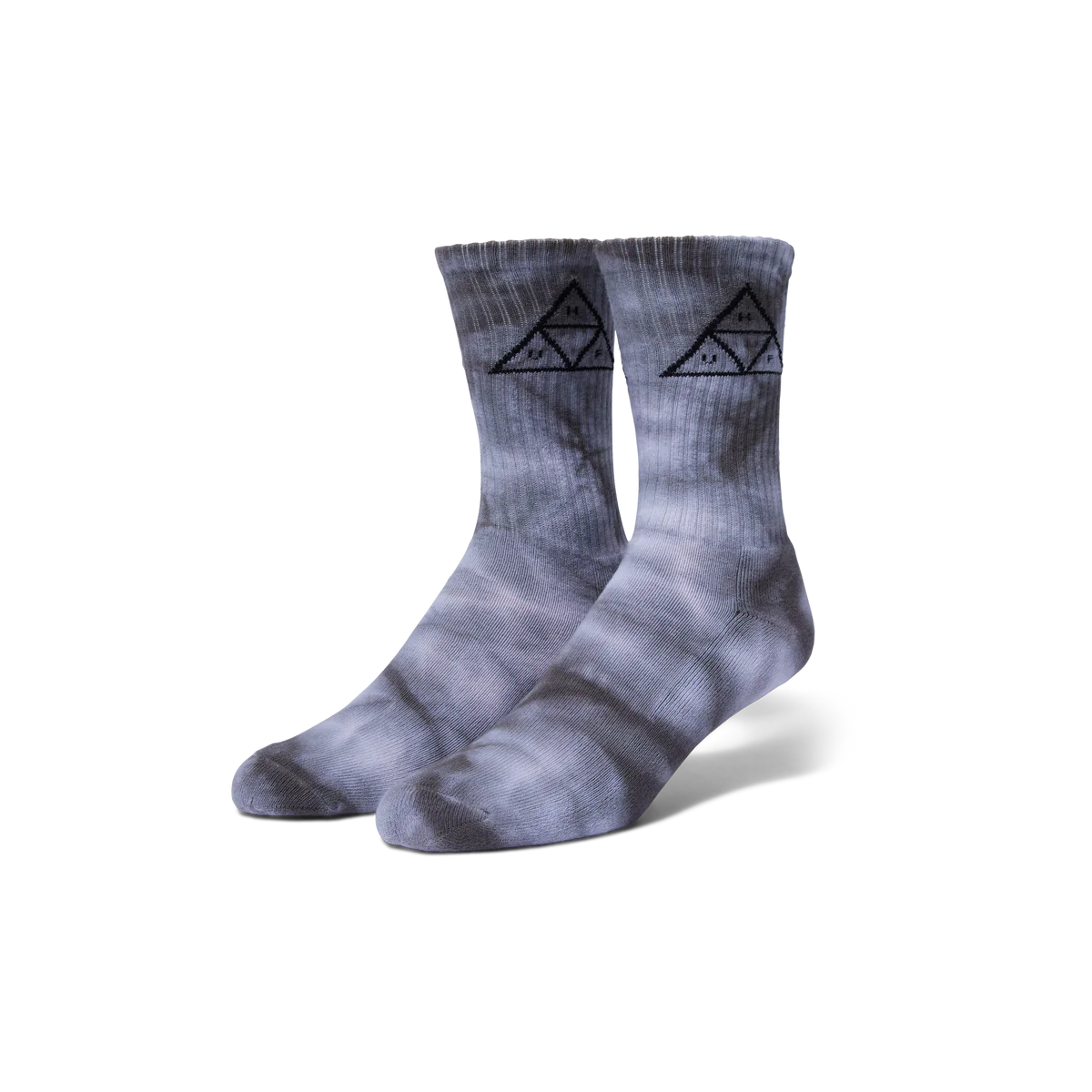 HUF Triple Triangle Tiedye Crew Sock Black