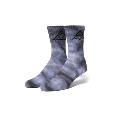 HUF Triple Triangle Tiedye Crew Sock Black