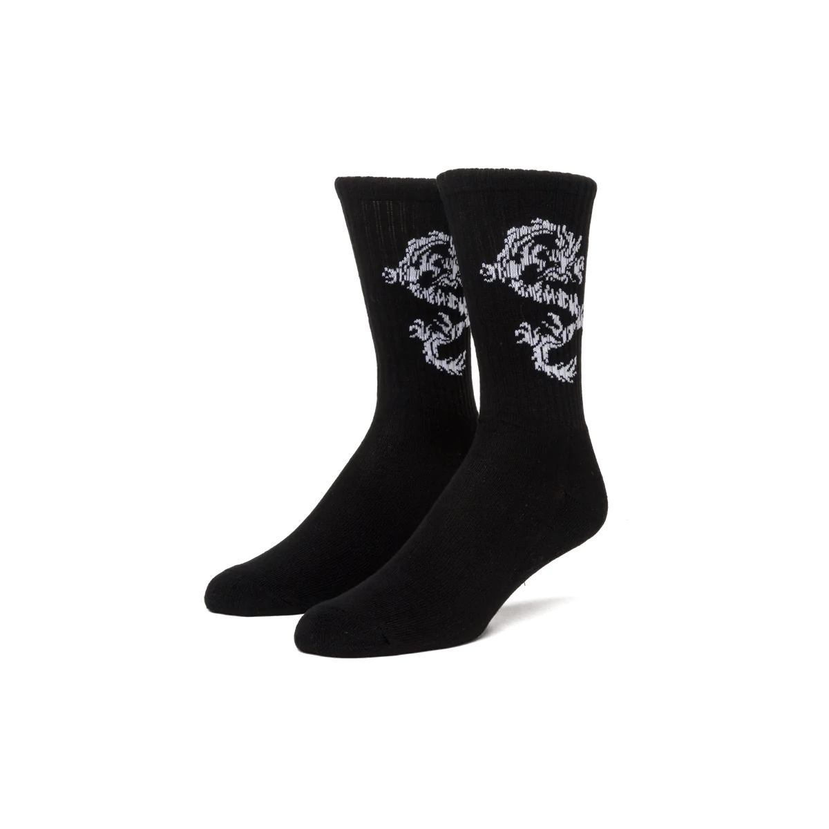 HUF Twin Dragon Crew Sock Black